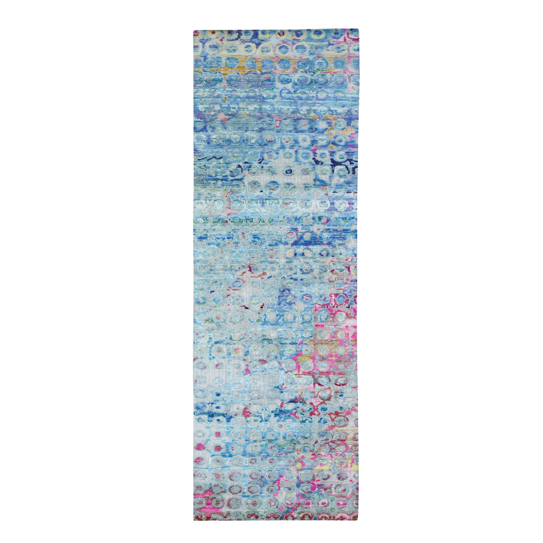 Modern & Contemporary Silk Hand-Knotted Area Rug 2'7